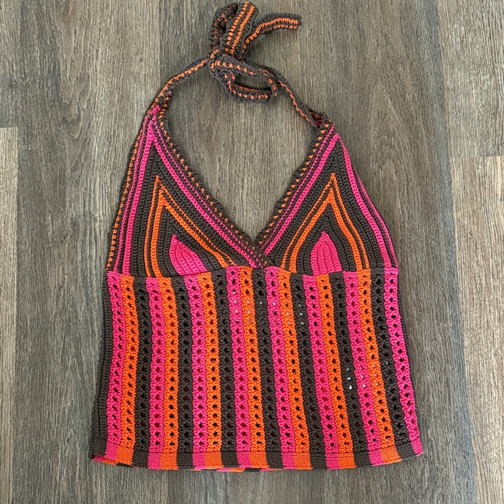 NWT Kimchi Blue knit halter